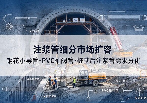 衡阳注浆管细分市场扩容，隧道钢花小导管、PVC 袖阀管、桩基后注浆管需求分化